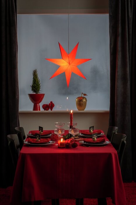 Adventsstjärna Röd Ø60 cm Konstsmide